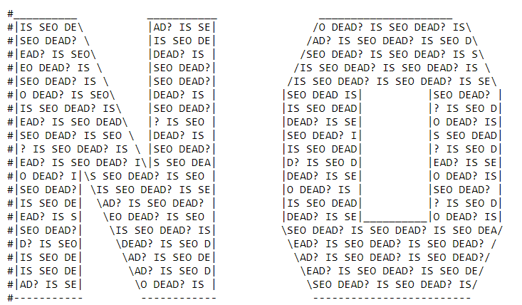 isseodead robots.txt